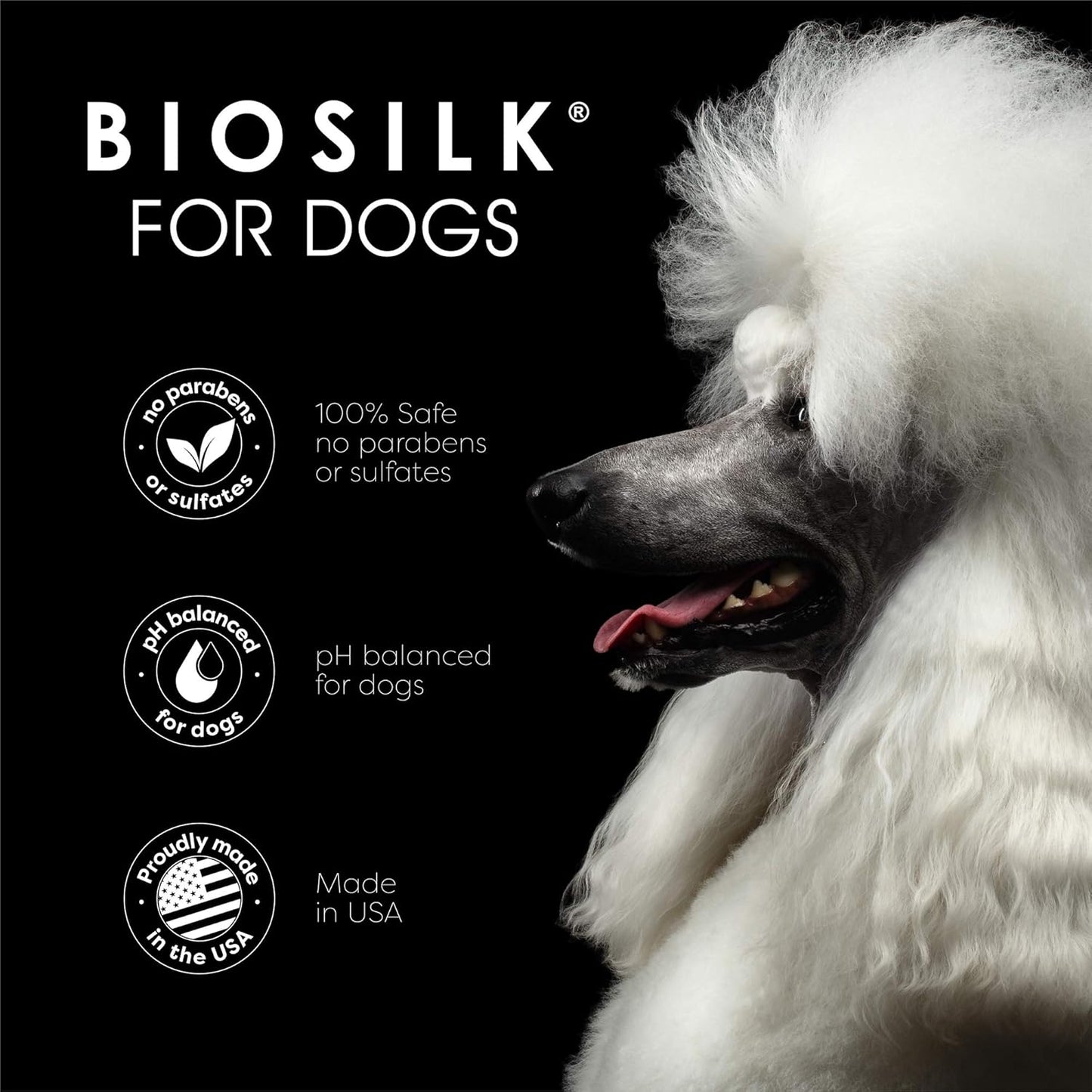for Dogs Silk Therapy Dog Grooming Supplies, Coconut Oil - Dog Conditioner, Dog Shampoo, Puppy Shampoo, Pet Shampoo for Dogs Shampoo, Dog Wash, Dog Spray, Dog Detangler Spray, Pet Wash