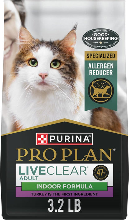 Liveclear with Probiotics Allergen Reducing Indoor Turkey & Rice Adult Dry Cat Food