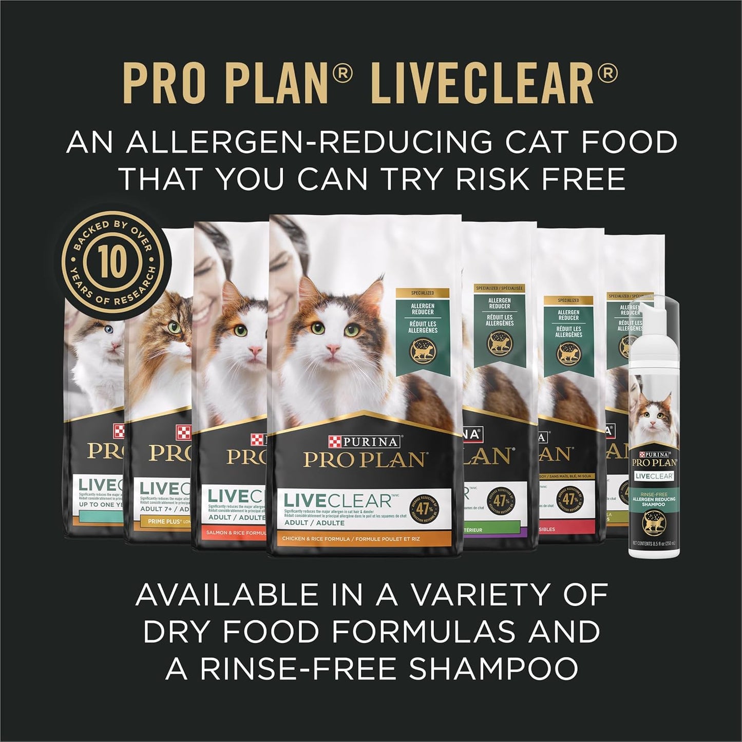 Liveclear with Probiotics Allergen Reducing Indoor Turkey & Rice Adult Dry Cat Food