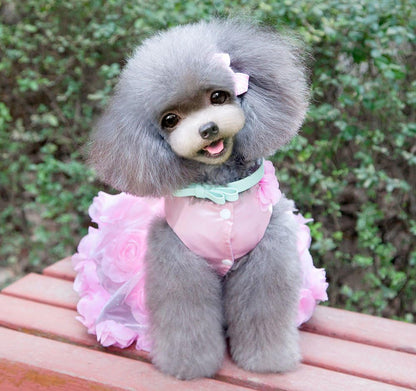 Dog Dress,Dog Wedding Dress,Dog Birthday Dress,Dog Tutu Dress